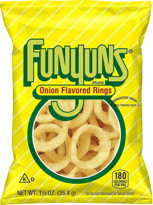 Funyuns Onion Flavored Rings-1.25 oz.-24/Case