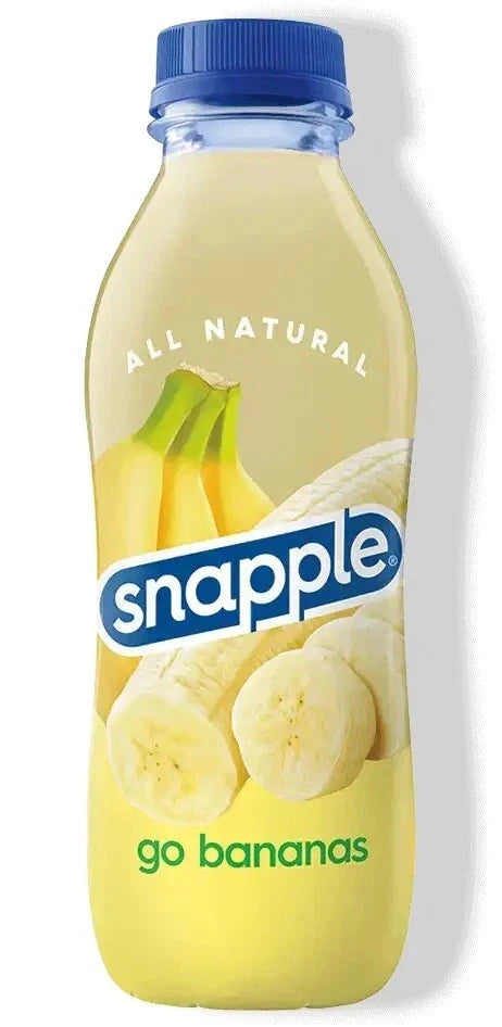 Snapple Go Bananas, 16 Fl oz (Pack of 24 Plastic Bottles)