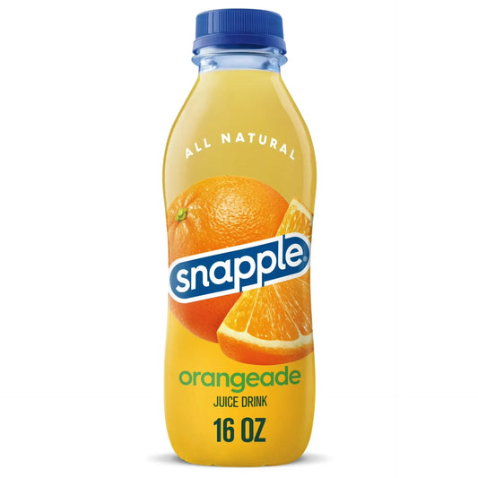 Snapple Orangeade Juice Drink, 16 fl oz, 24 pack