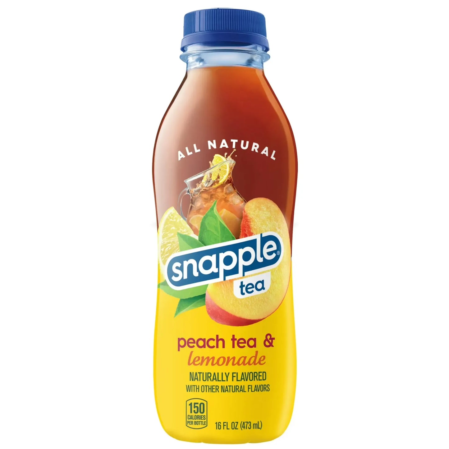 Snapple Peach Tea & Lemonade, 16oz, 24 pack