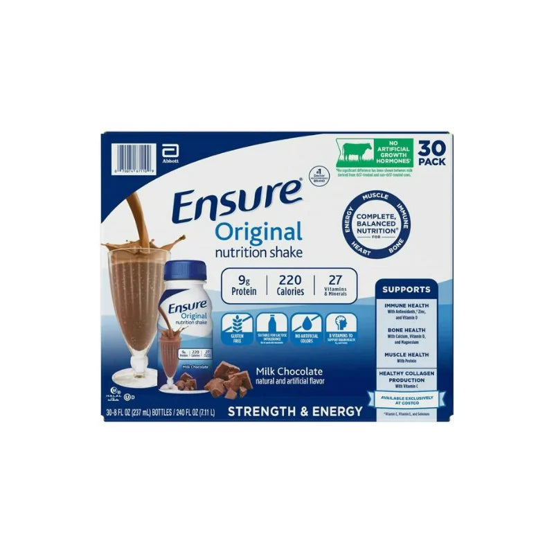 Ensure Original Nutrition Shake, Milk Chocolate, 8 fl. oz, 30-pack
