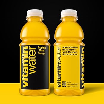 Vitaminwater Energy Electrolyte Enhanced Water W/ Vitamins, Tropical Citrus Drink, 20 OZ