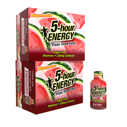5-hour Energy Watermelon Extra Strength Dietary Supplement 1.93 Fl Oz 12 Count