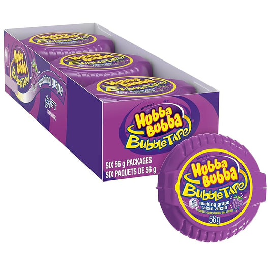 Hubba Bubba Gushing Grape 12-1.98Oz