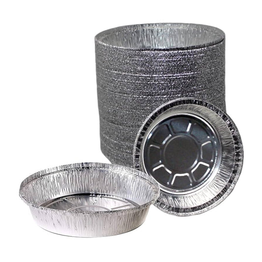 Quality & Value Round Aluminum 7โ PANS 500/CS - Deli Supplies