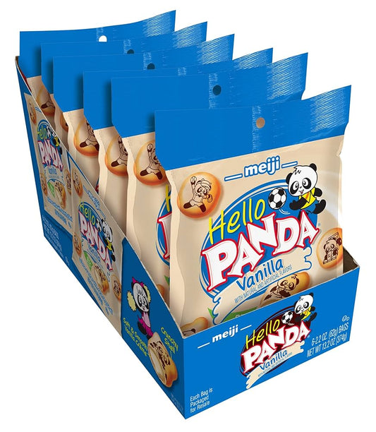 Meiji Hello Panda Vanilla 6-2.2Oz