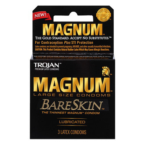 Trojan Magnum Bareskin Lubricated Latex Condoms