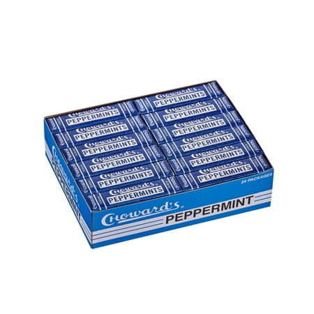Chowards Peppermint Mints 15 Mints Per Pack 24 Packs Per Box