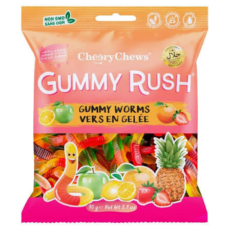Gummy Rush Gummy Worms Gummies 12 Pack