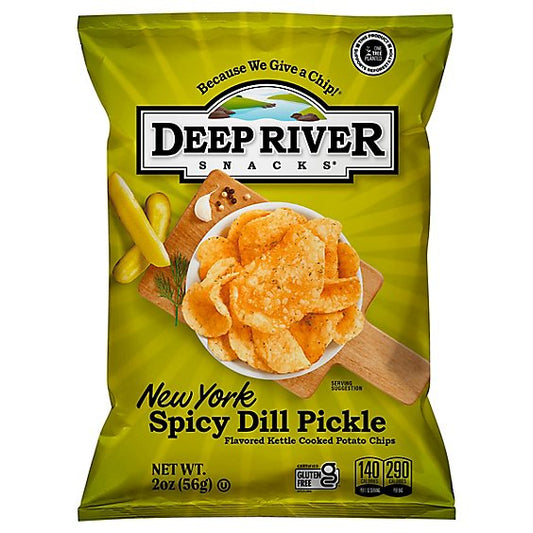 Kettle Potato Chip New York Spicy Dill Pickle 2 Oz., PK24