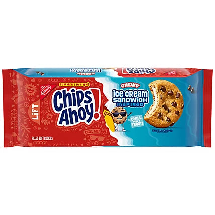 Chips Ahoy Ice Cream Sandwich Family Size 9.9Oz
