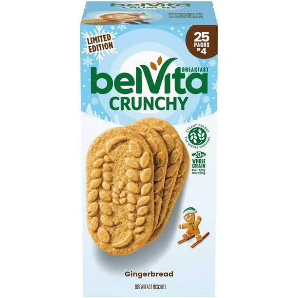 belVita Breakfast Biscuits Gingerbread 25-1.76Oz