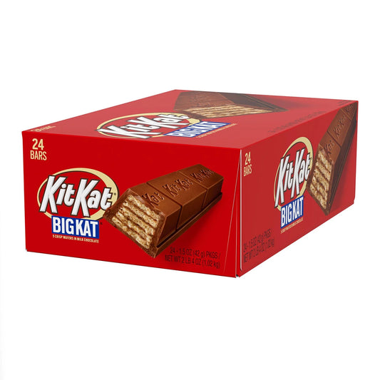 Kit Kat Big Kat Milk Chocolate Candy Bar 1.6Oz, (24 Count)