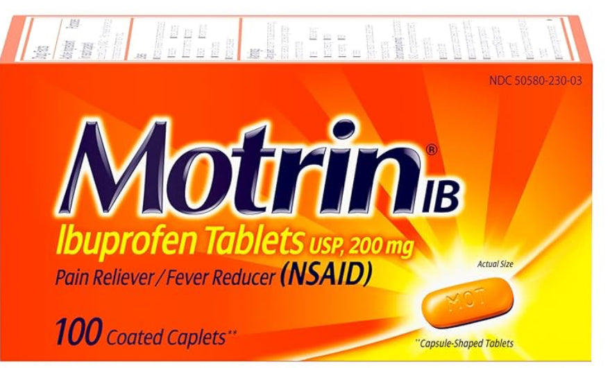Motrin Ibuprofen 6-24 Tablet