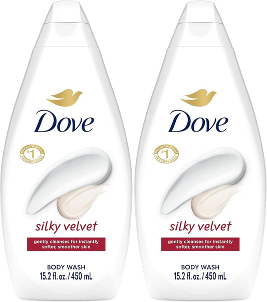 Dove Silky Velvet Body Wash 6-450ML