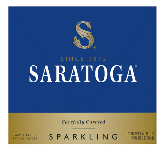 Saratoga Sparkling Water 12Oz, (24 Count)