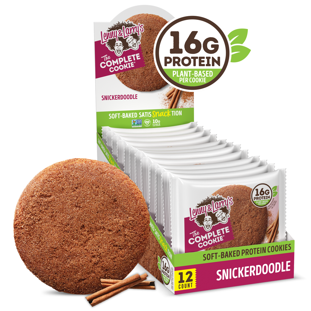 Lenny & Larry's the Complete Vegan Cookie - Snickerdoodle - 12ct