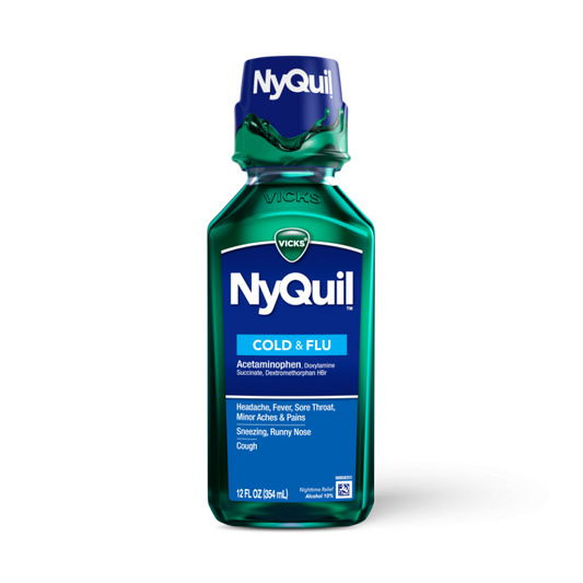 NyQuil Original Cold & Flu 4 Oz Medicine (Green)