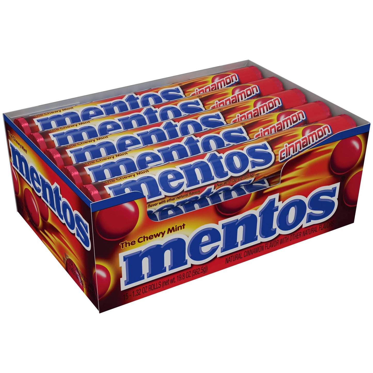 Mentos Cinnamon 15-1.32Oz