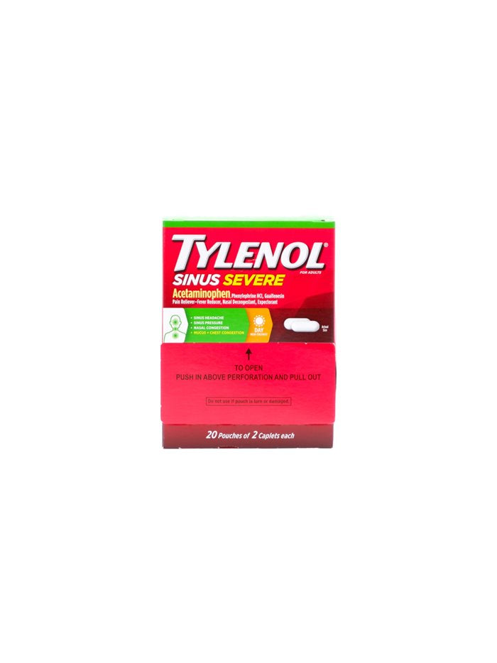 Tylenol Sinus Severe 2 Tablet (20 Count)- Medicine