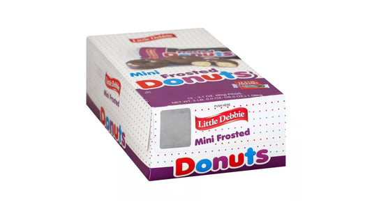Little Debbie Mini Chocolate Frosted Donuts 3.1Oz, (12 Count)