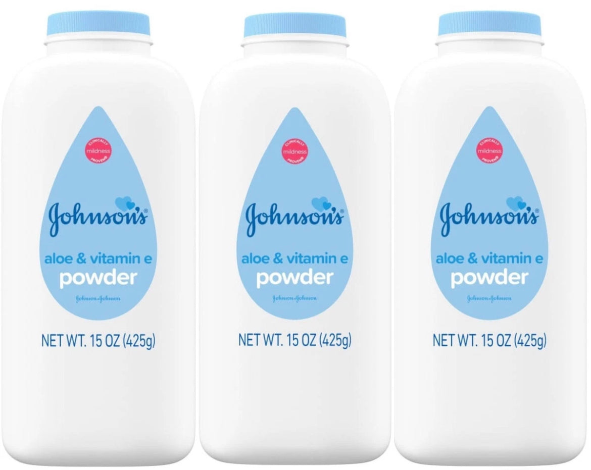 Johnson’s Baby Powder 3 pack 15Oz