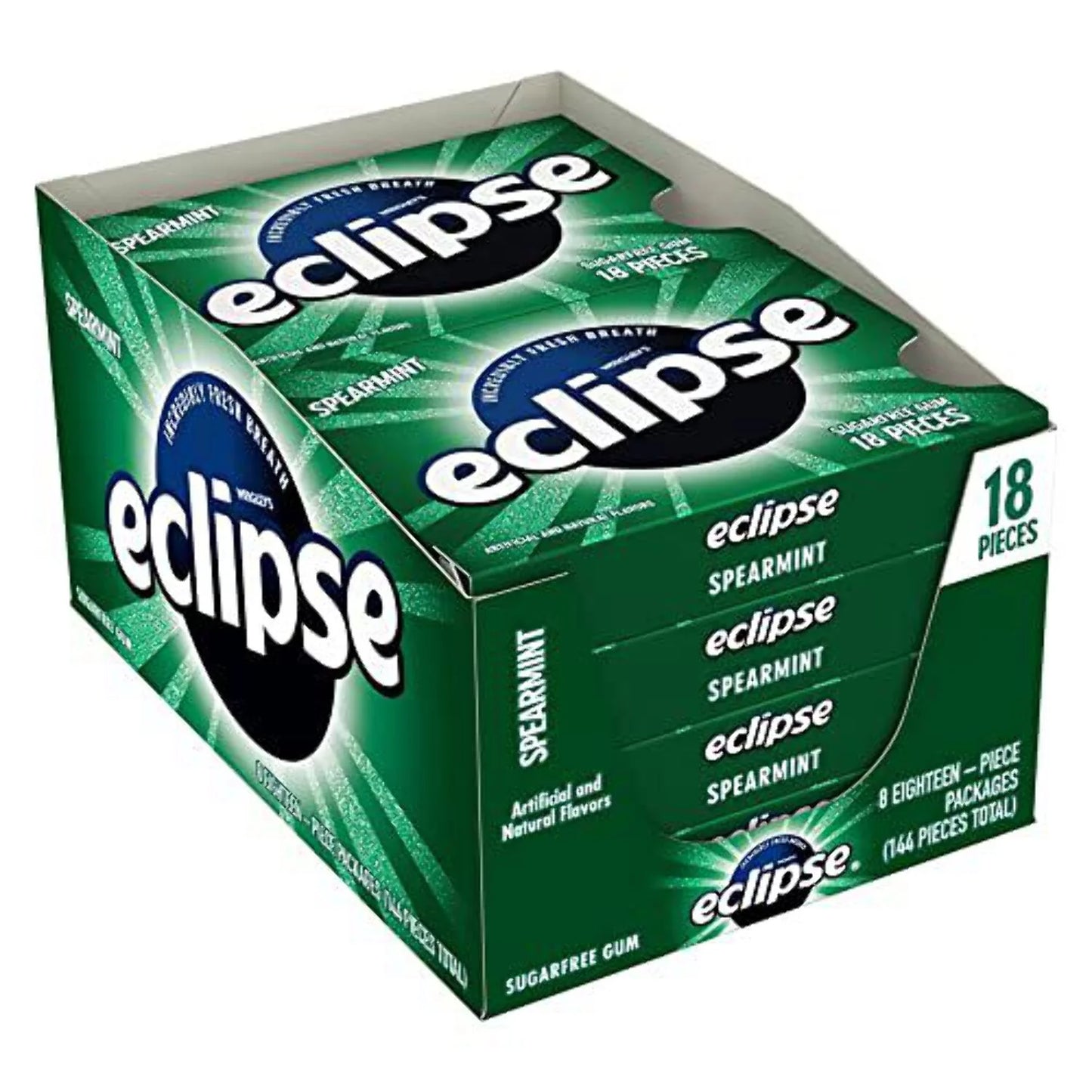 Eclipse Spearmint Gum 8-18pc
