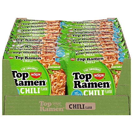 Nissin Top Ramen Chili 24ct/3oz