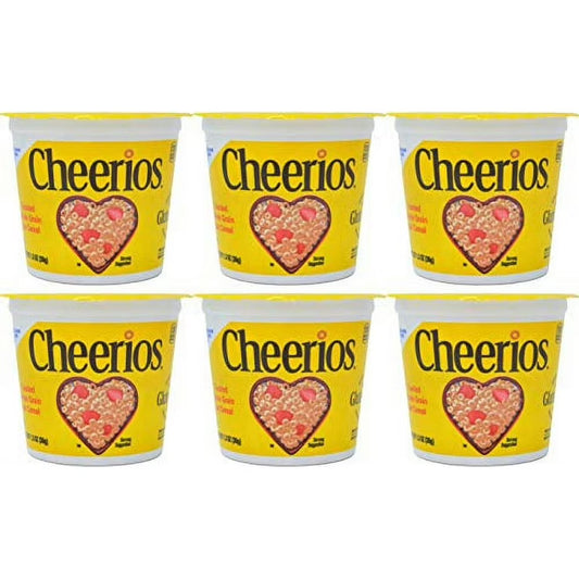 Cheerio Cereal Cups 6-1.3Oz