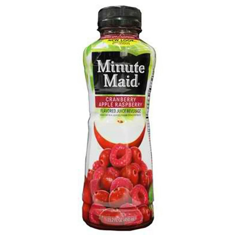Minute Maid Cranberry Apple Raspberry 12Oz, (24 Count)