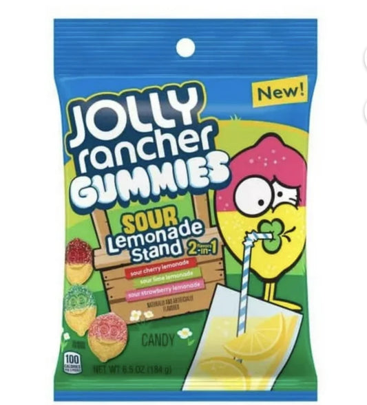 Jolly Ranchers Lemon Stand 5oz Bags 12pck
