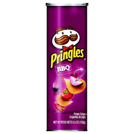 Pringles BBQ Potato Crisp 5.5 Oz., PK14