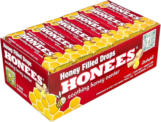 Honees Filled Drops Original 1.6Oz, (24 Count)