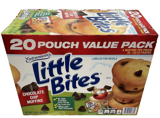 Little Bites Chocolate Chip Muffins 20pck