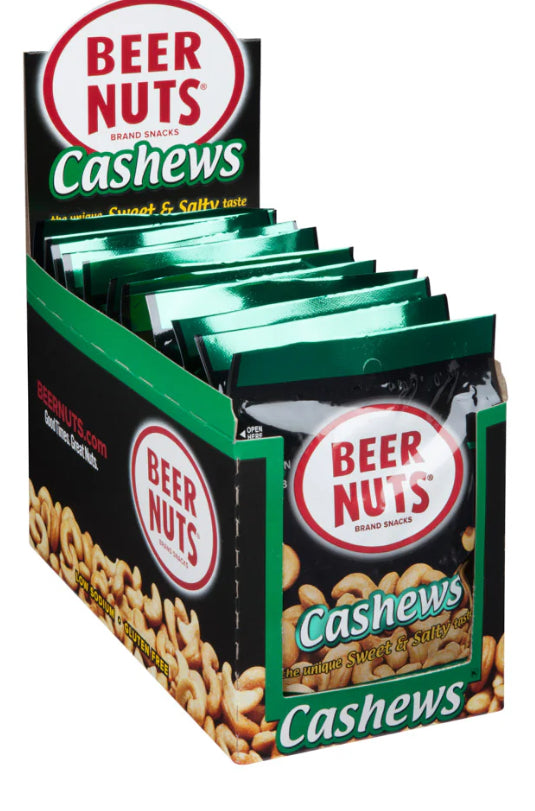 Beer Nuts Cashews 12-2Oz