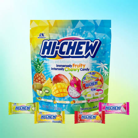 Hi-Chew Tropical Mix Bag 3Oz, (6 Count)