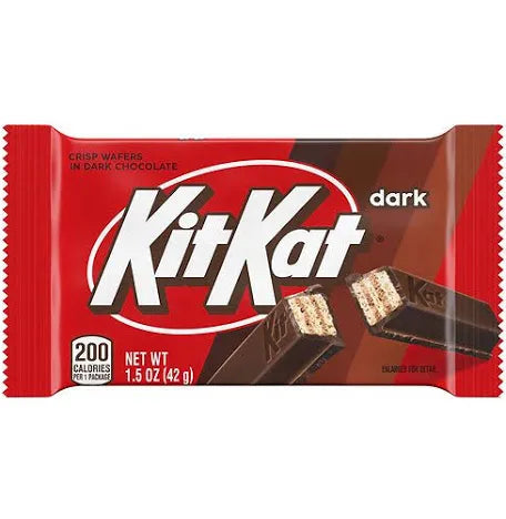 Kit Kat Dark Chocolate Wafers 1.5Oz, (24 Count)