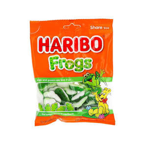 Haribo Frogs Gummi Candy 5Oz, Hangable Candy(12 Count)