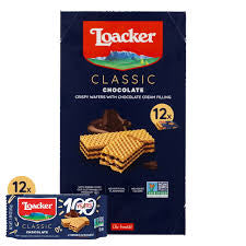 Loacker Classic Chocolate Wafer 1.59Oz, (12 Count)