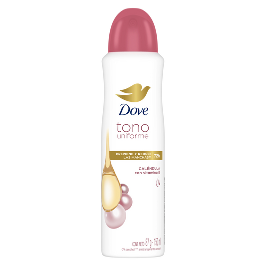 Dove Tono Uniforme Antiperspirant Spray Caléndula con Vitamina E – 150ml
