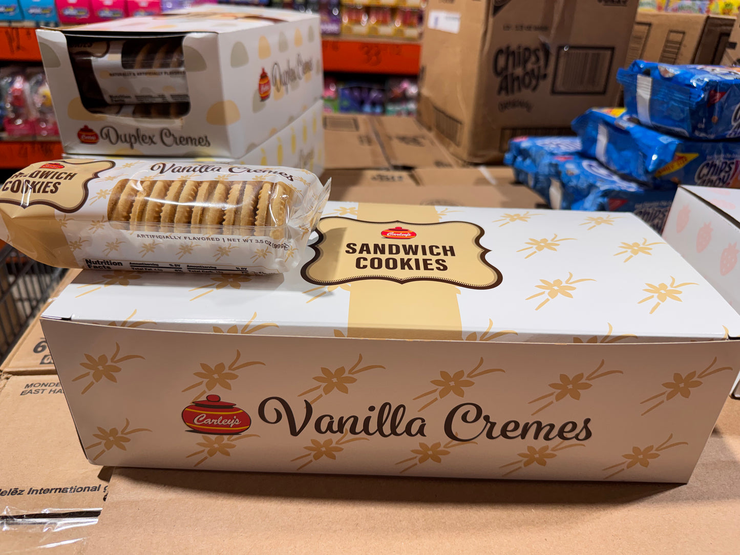 Carley’s Vanilla Cremes sandwich cookies