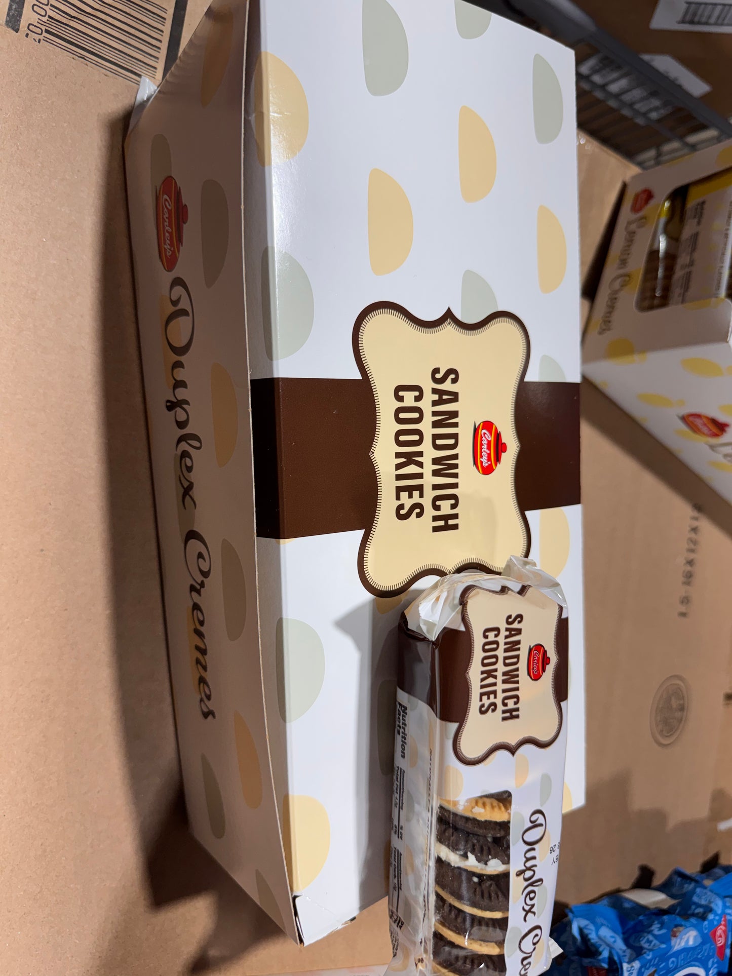 Carley’s Duplex Cremes sandwich cookies
