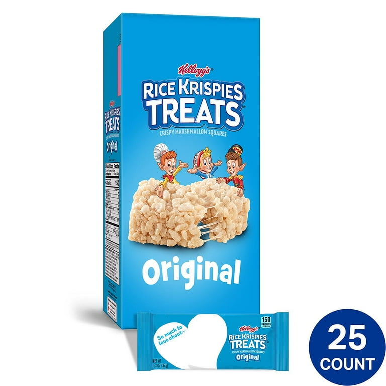 Kellogg S Rice Krispies Treats Large Oz 25 Ct