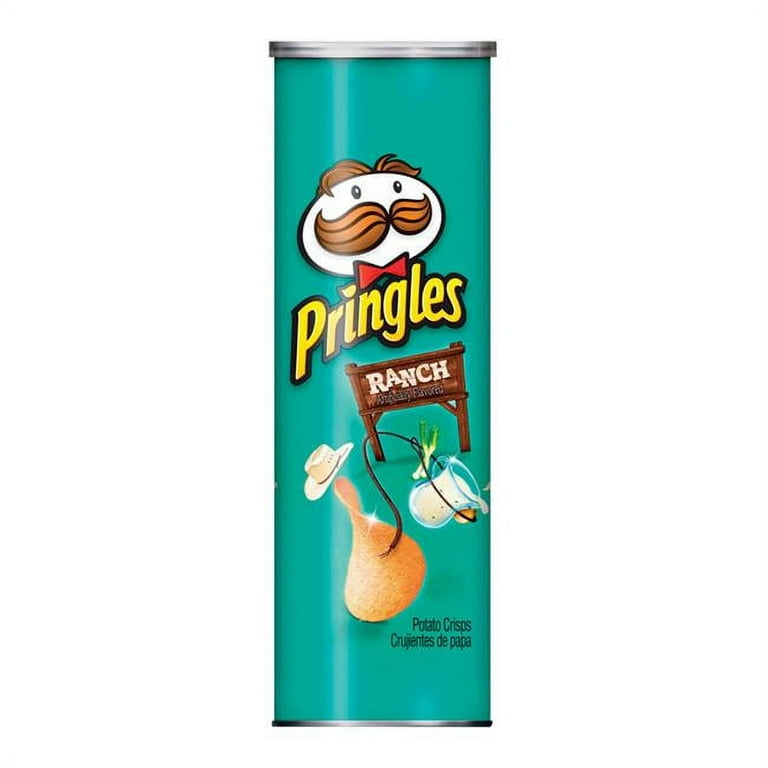 Pringles Ranch Crisps, 5.5 Ounce 14 per case.