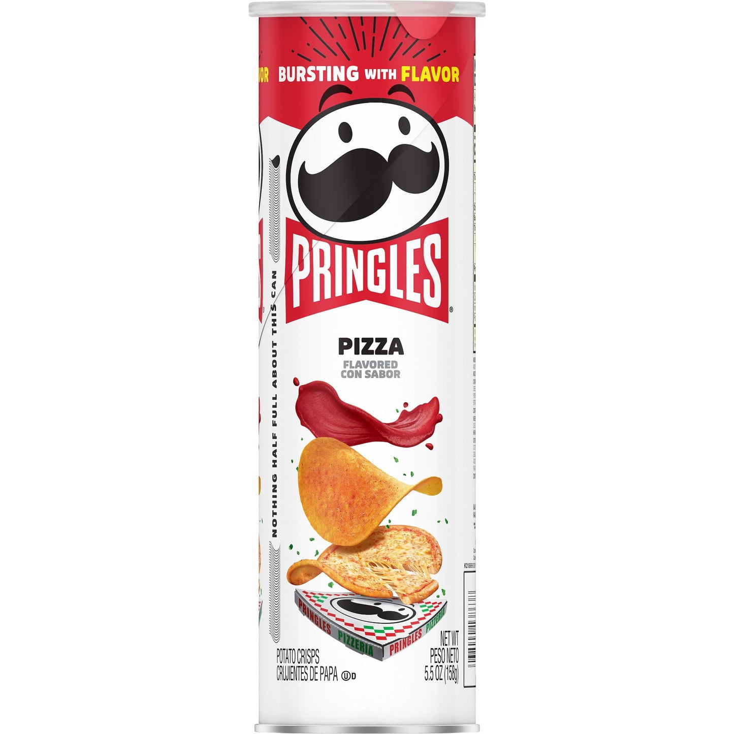 Pringles Pizza Potato Crisps Chips 5.5 Oz 14 Count