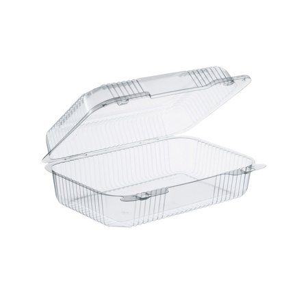 Clear Hinged count 250/CS 9"