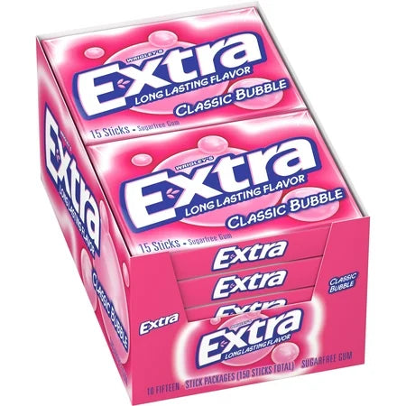 Extra Gum Bubblegum Slim 15Pck