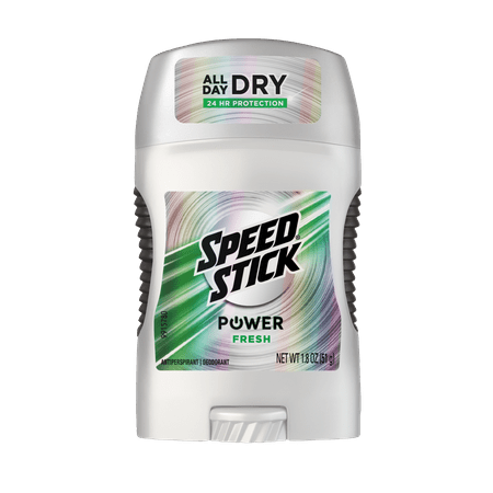 Antiperspirant Deodorant Power Speed Stick, 1.8 Oz