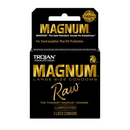 Trojan Magnum Raw , 3 ct