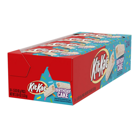 Kit Kat Birthday Cake White Creme w/Sprinkles 1.5 oz Bar